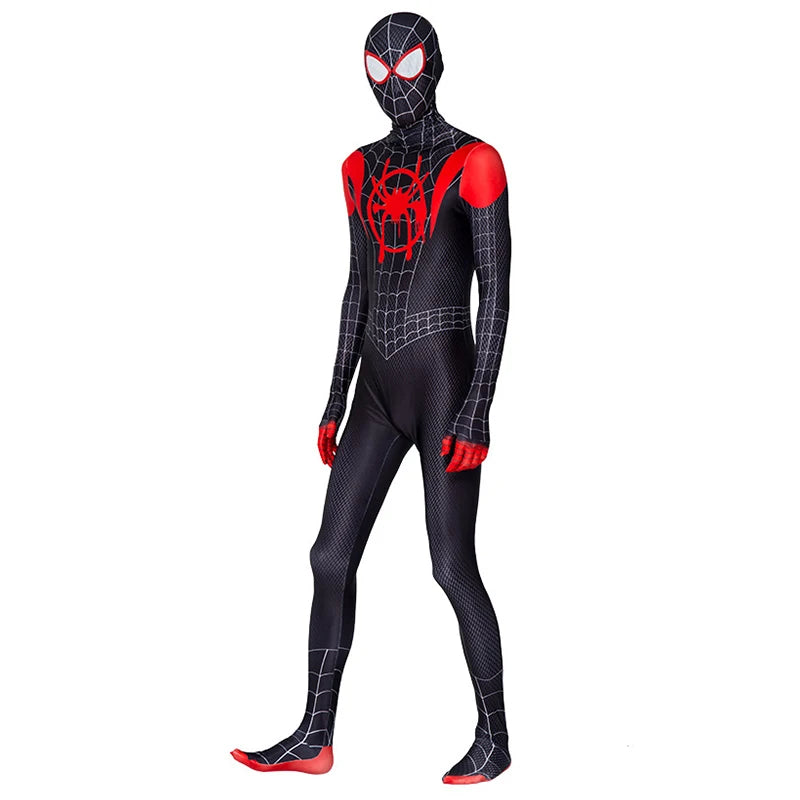 Spiderman Costume Spider Man Black Panther Iron Man Spider Gwen Cosplay Zentai Jumpsuit Bodysuit Halloween Costume Adult