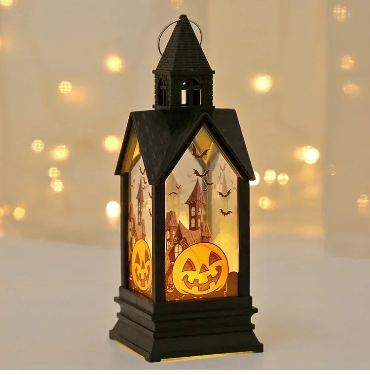 Halloween Electronic Candle Castle Wind