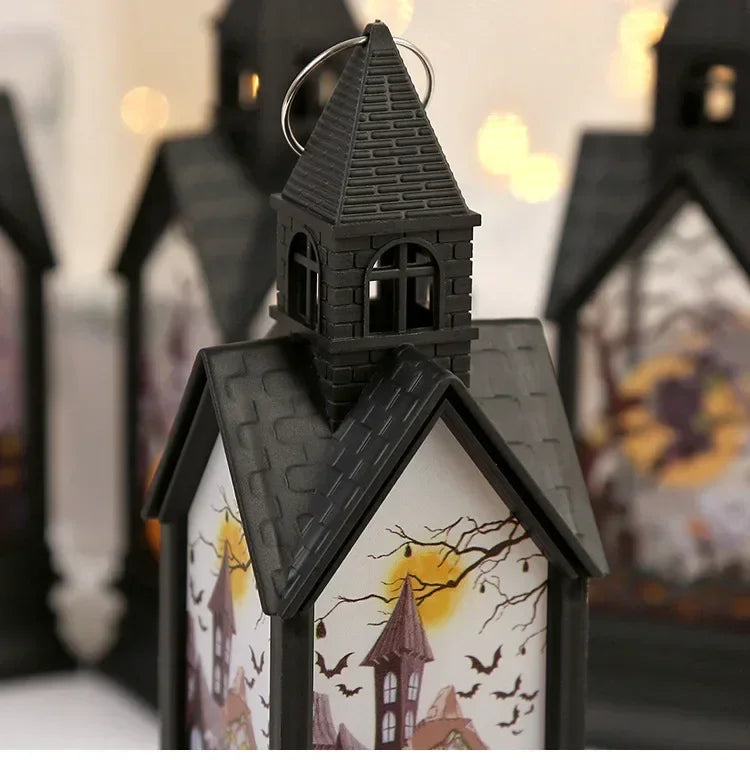 Halloween Electronic Candle Castle Wind