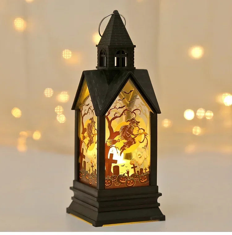 Halloween Electronic Candle Castle Wind