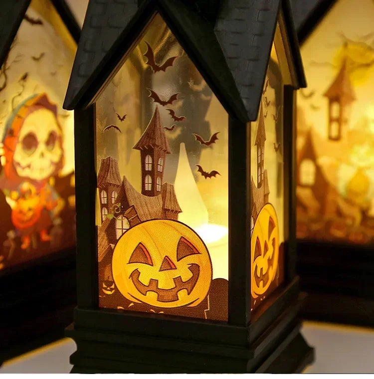 Halloween Electronic Candle Castle Wind