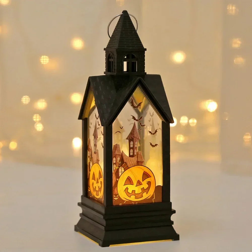 Halloween Electronic Candle Castle Wind