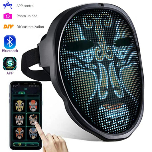 LED Halloween Face Masks