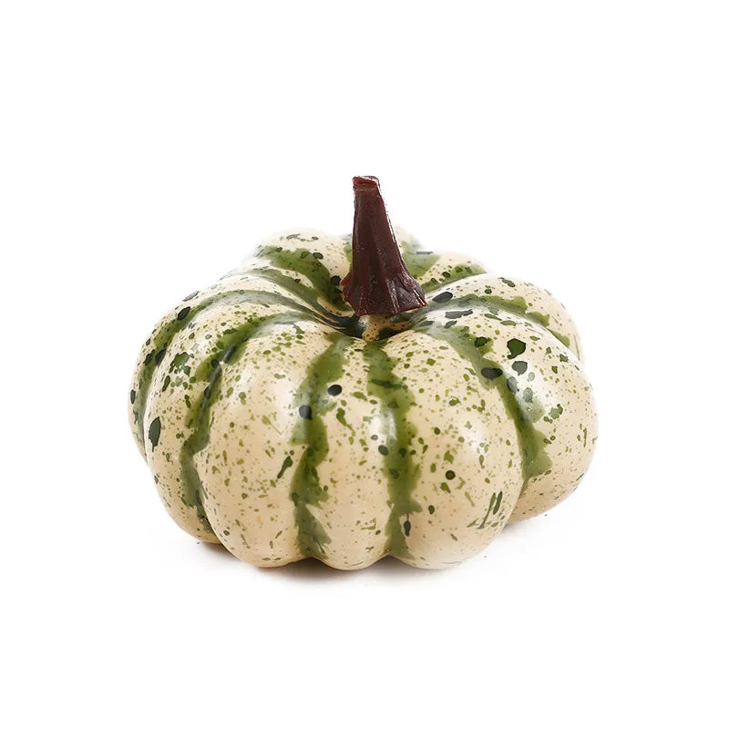 Mini Foam Artificial Pumpkin Fake Simulation Vegetable Props Autumn Fall Harvest DIY Craft Thanksgiving Halloween Party Decors